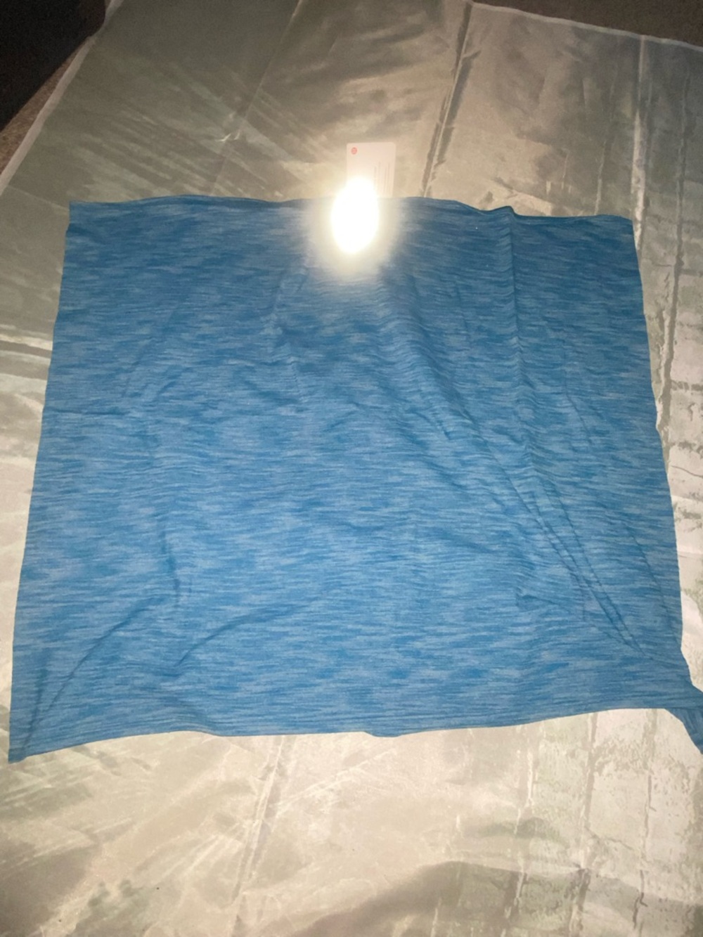 Blue Space-Dyed Convertible Wrap scarf